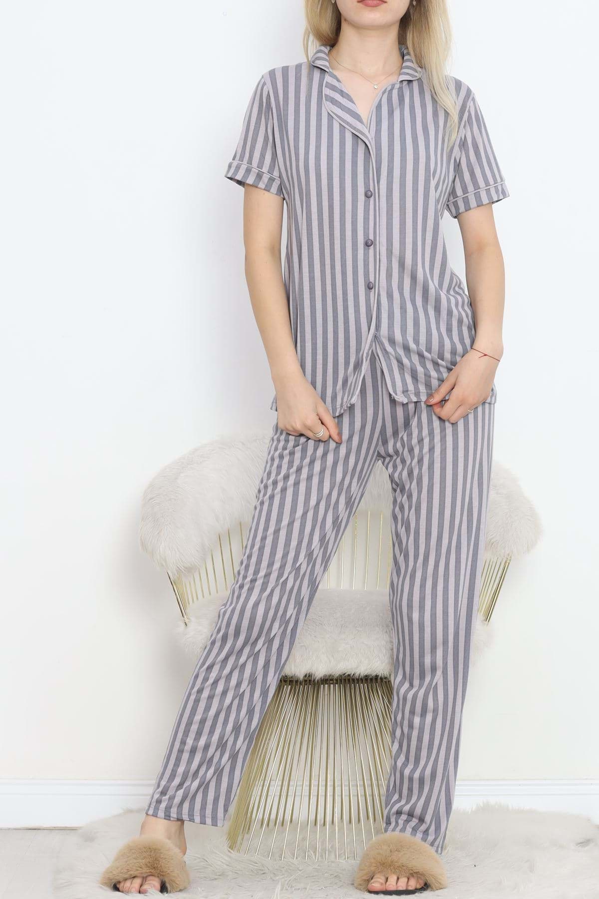 Poliviskon Arabiyeli Kısa Kollu Takım Koyuvizon - 927.1287. resmi