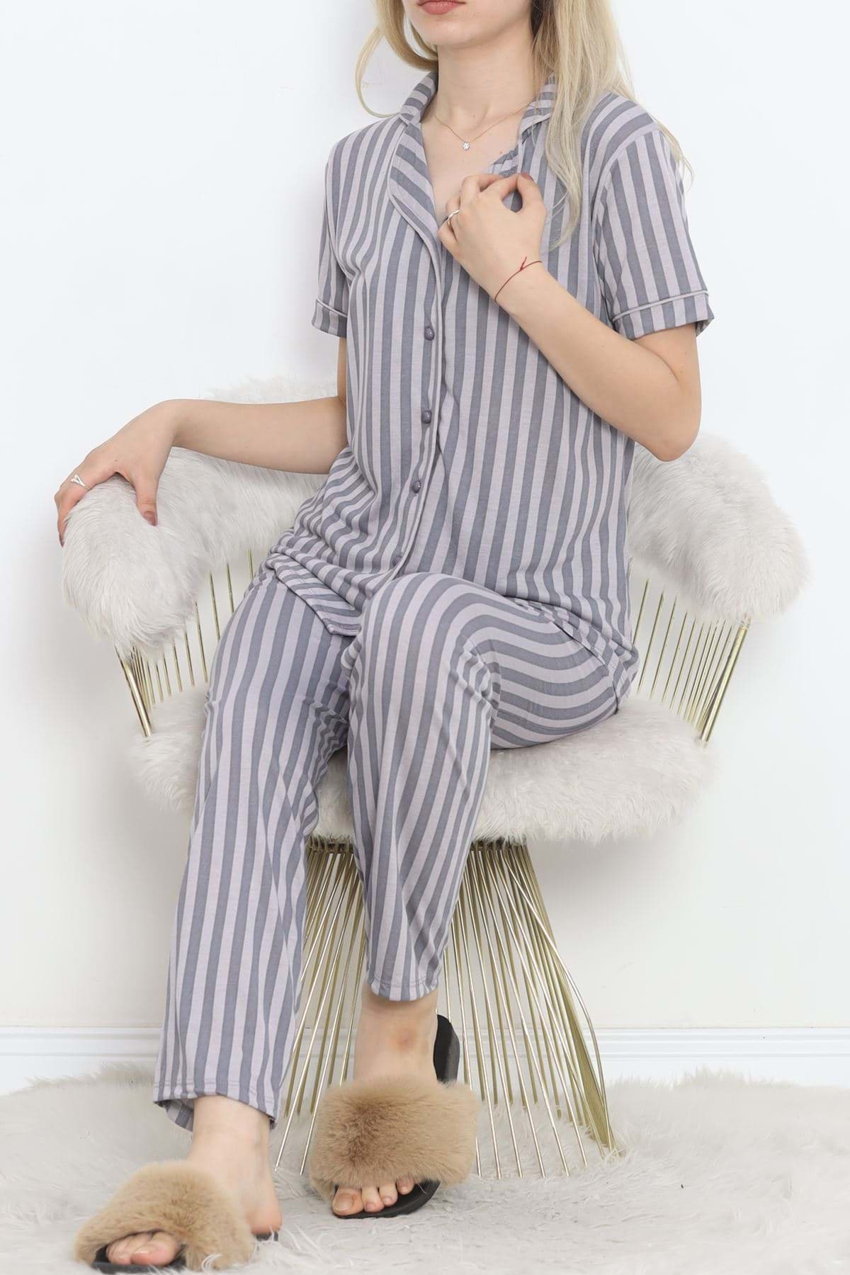 Poliviskon Arabiyeli Kısa Kollu Takım Koyuvizon - 927.1287. resmi