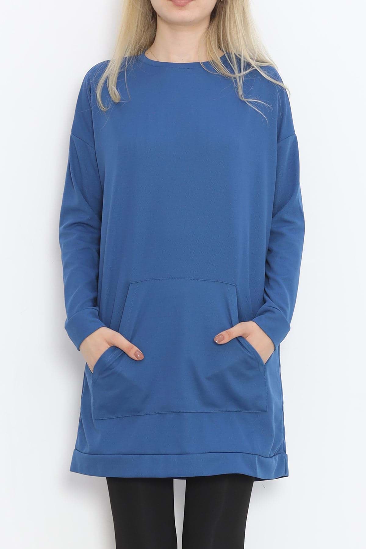 Picture of Kangaroo Pocket Tunic Blue - 10033.1778.