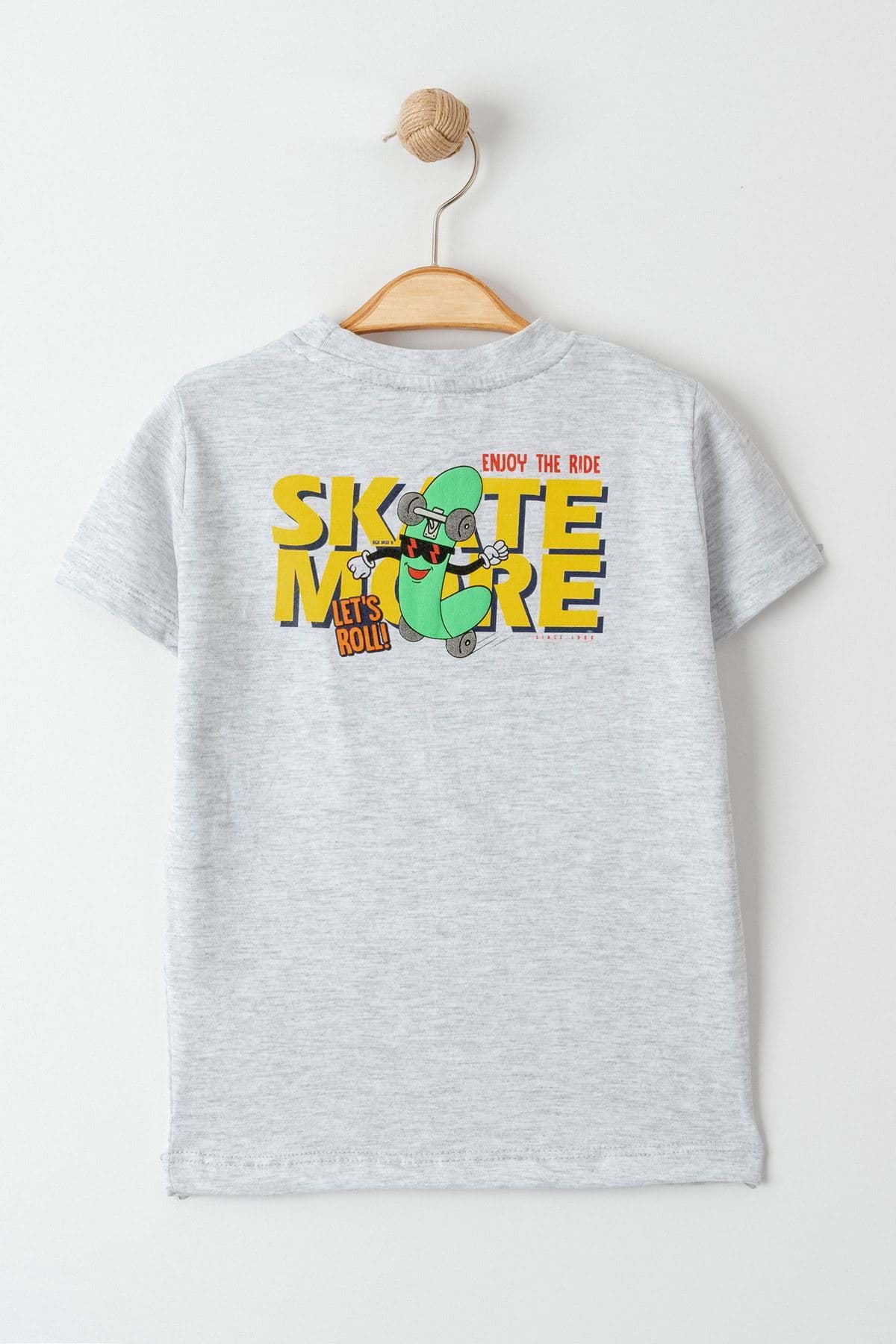 Picture of 1-4 Years Printed Kids T-Shirt Gray - 124175.1576.