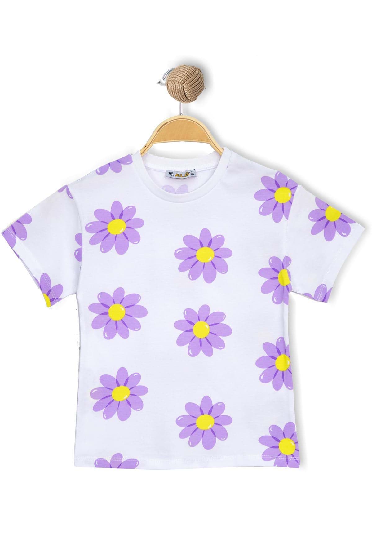 Picture of 3-7 Years Printed Kids T-Shirt Lilac - 624836.1576.