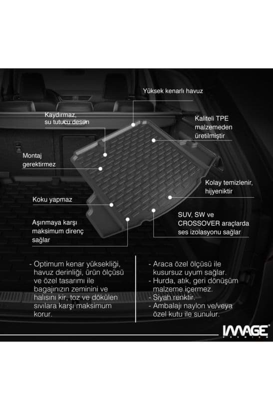 Ford Connect 75 - 90 Ps Combi (2003 - 2015) Bagaj Havuzu (YAN Cepli) resmi