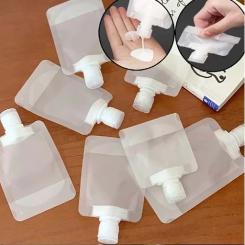 3 Adet 100ml Krem Şampuan Kabı Tekrar Kullanılabilir Set resmi