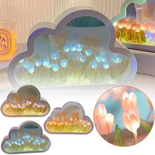 El Yapımı Bulut Gece Lambası resmi