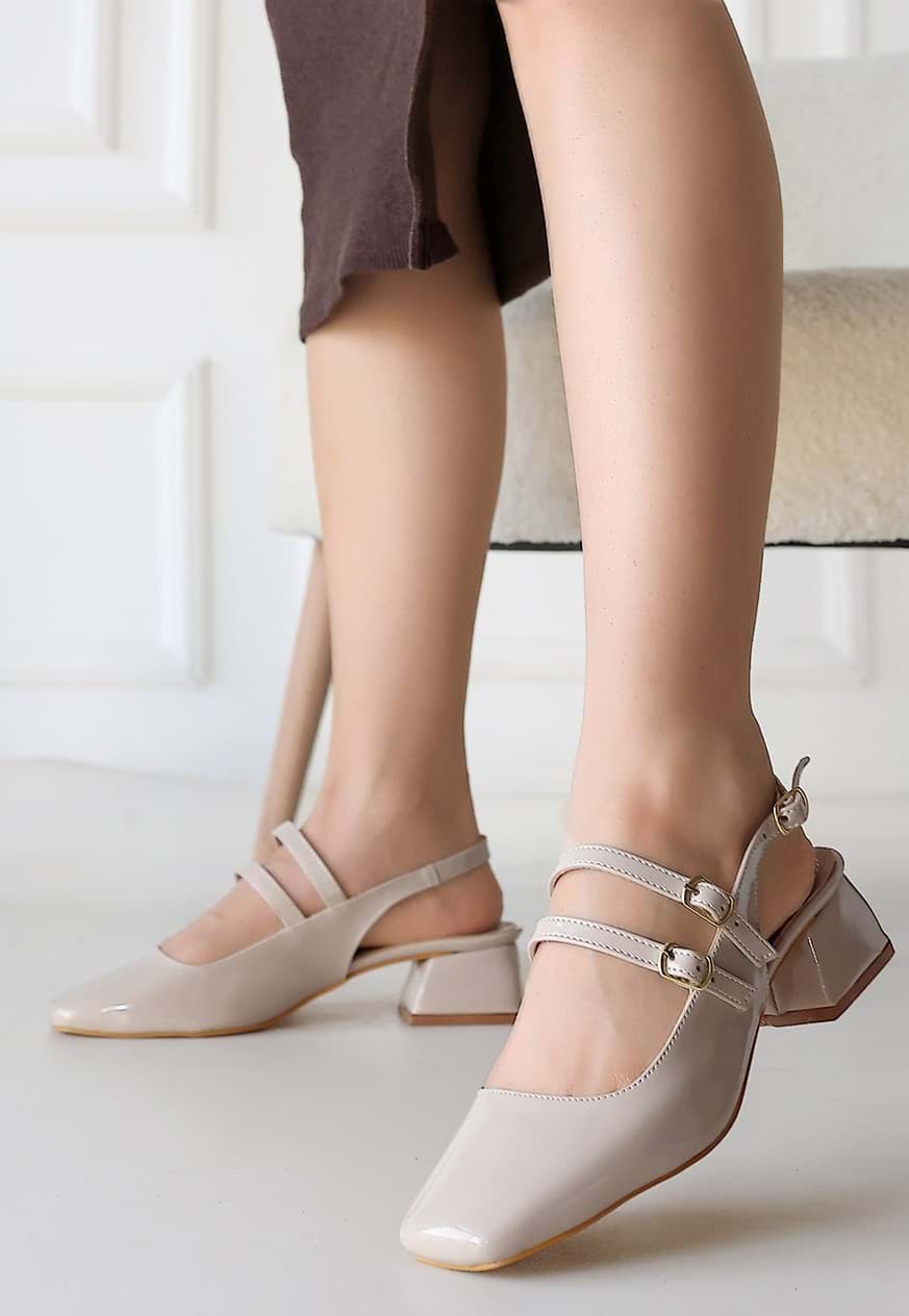 Juldi Bej Rugan Topuklu Ayakkabı resmi