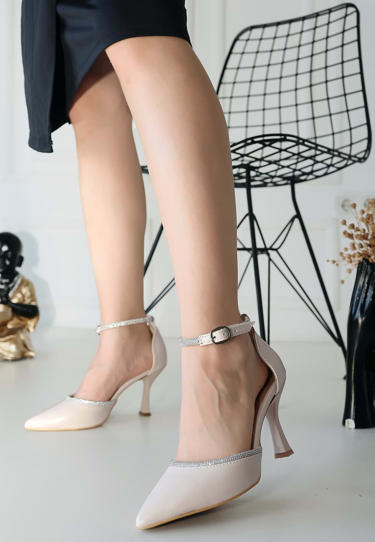 Jonny Bej Cilt Topuklu Ayakkabı resmi