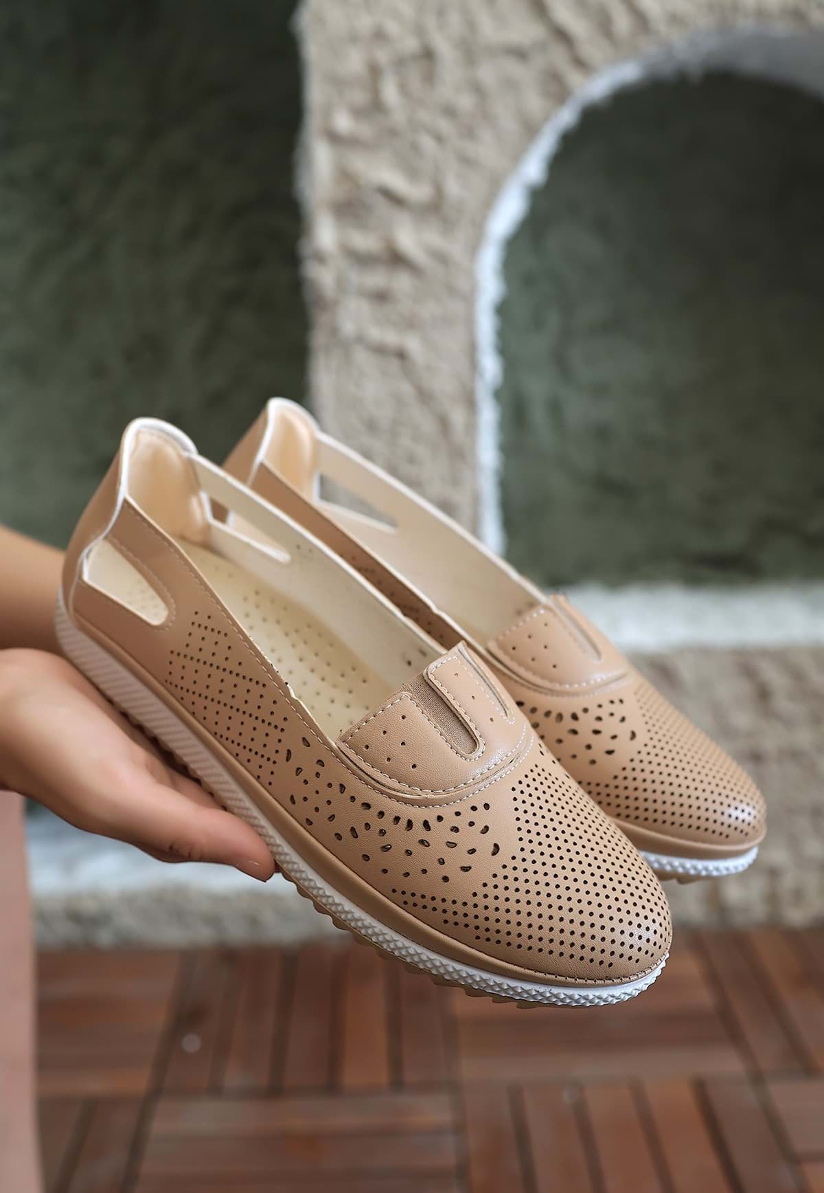 Picture of STEM Nude Skin Flat Shoes