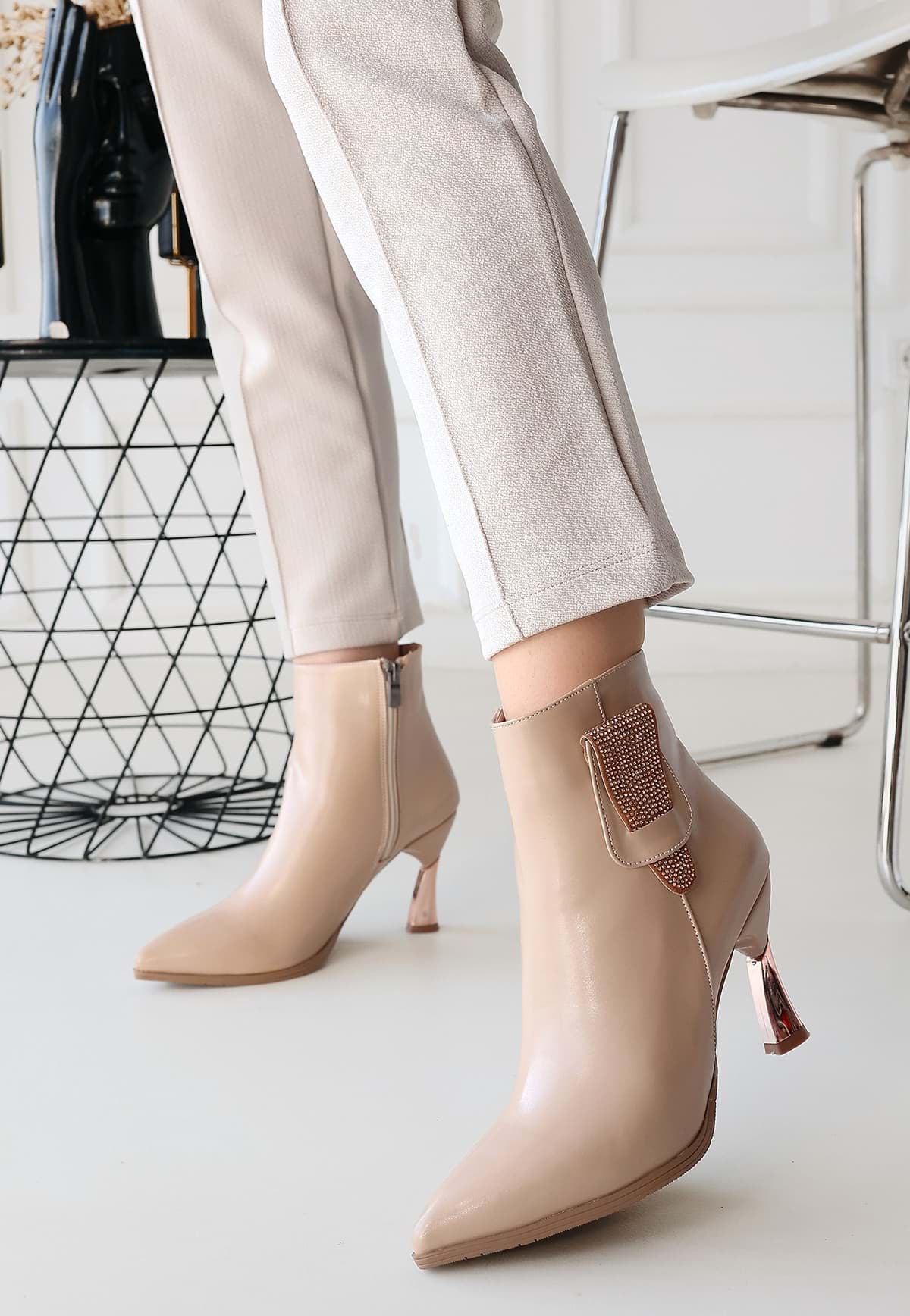 Picture of Halina Nude Skin Heels Bot