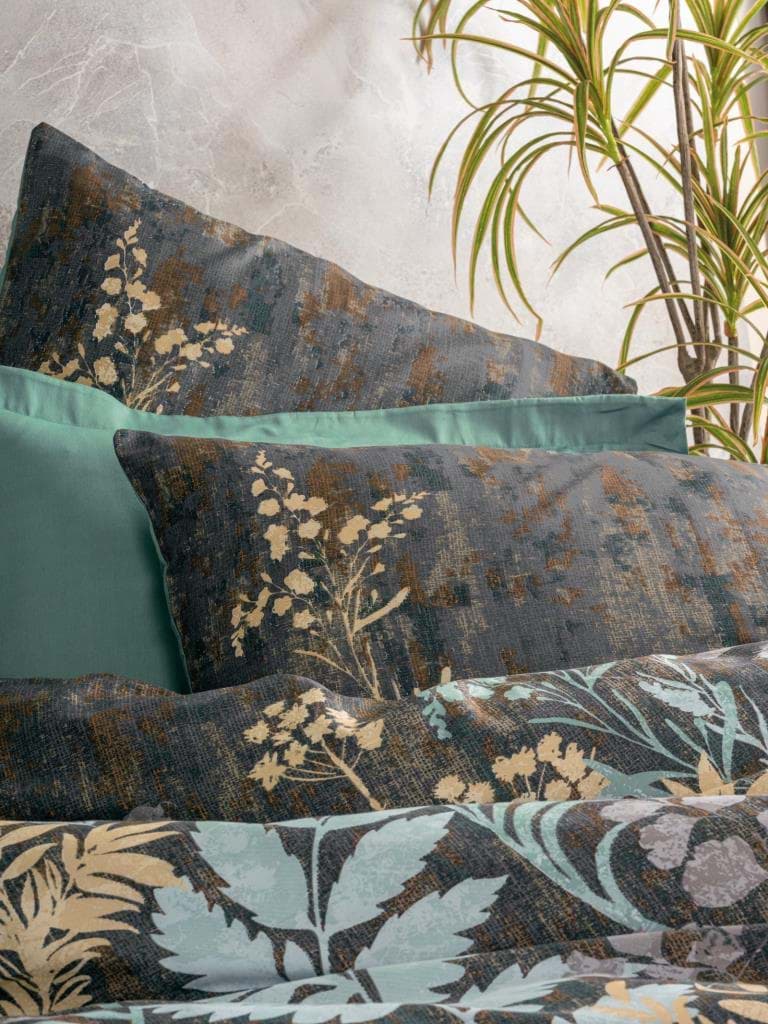 Picture of Cotton Box Double Satin Duvet Cover Set Clorasa Mint