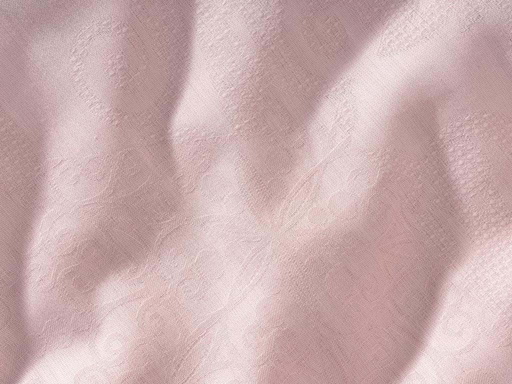 Picture of Cotton Box Double Jacquard Satin Duvet Cover Set Jana Pink
