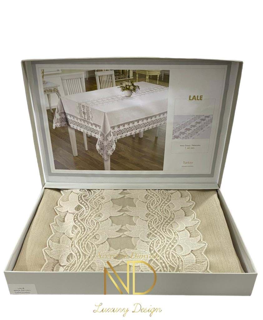 Anna Karina Masa Örtüsü Lale Cappuccino resmi