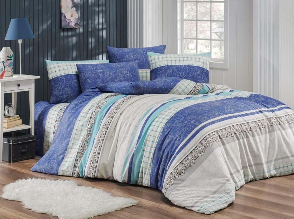 Nevresim Dünyası Moda Ranforce Çift Kişilik Nevresim Takımı Lavin resmi