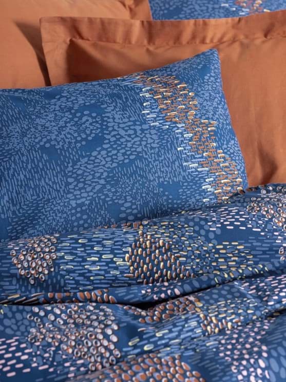 Picture of Cotton Box Single Duvet Cover Set Tedrich Cinnamon