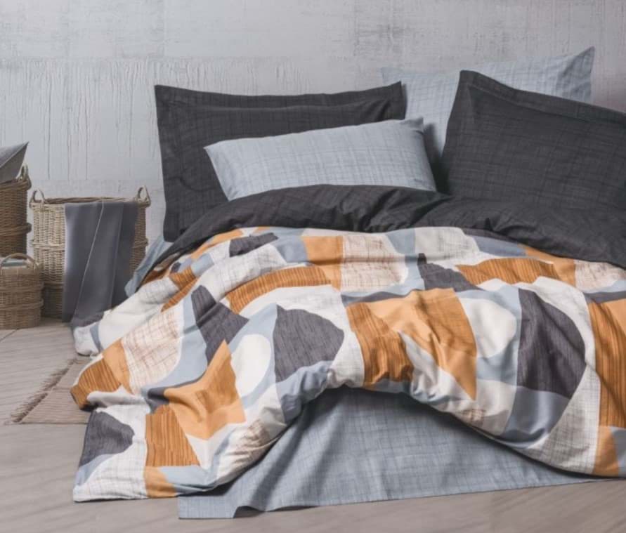 Picture of Cotton Box Modern Duvet Cover Set Giorno Gray