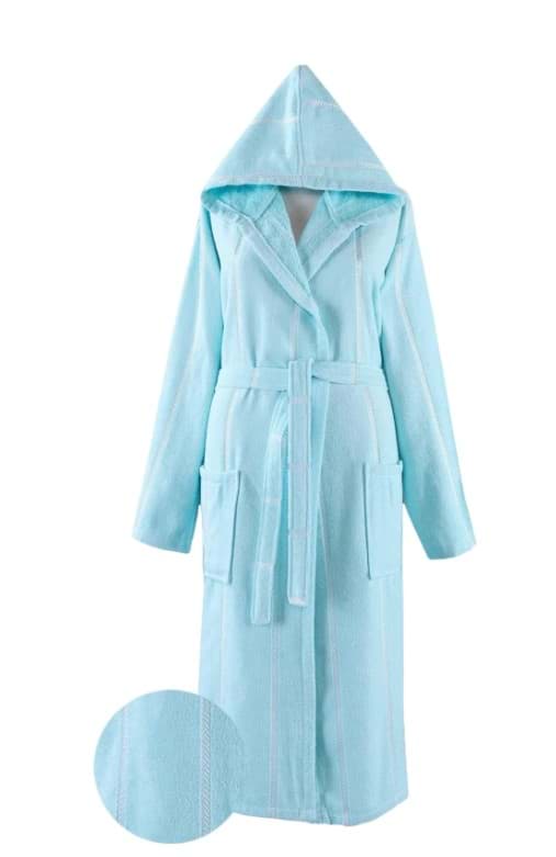 Nevresim Dünyası Pamuklu Tek Bornoz Mint resmi