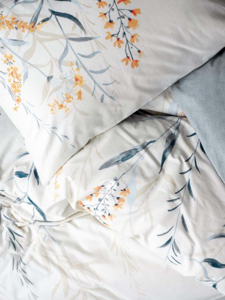 Picture of Cotton Box Single Duvet Cover Set Hiedra Indigo