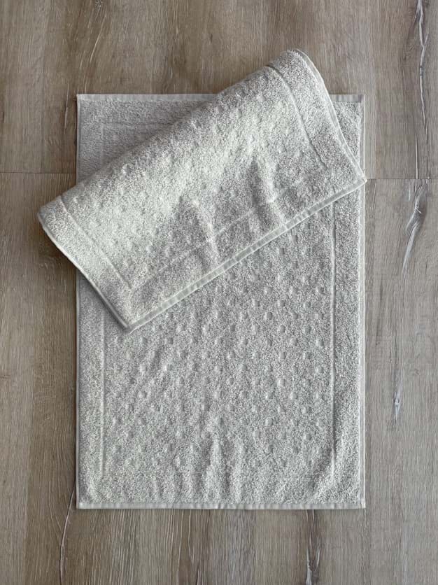 Picture of Cotton Box Jacquard Mat Mat Set Point A.Gri 2li 50x70