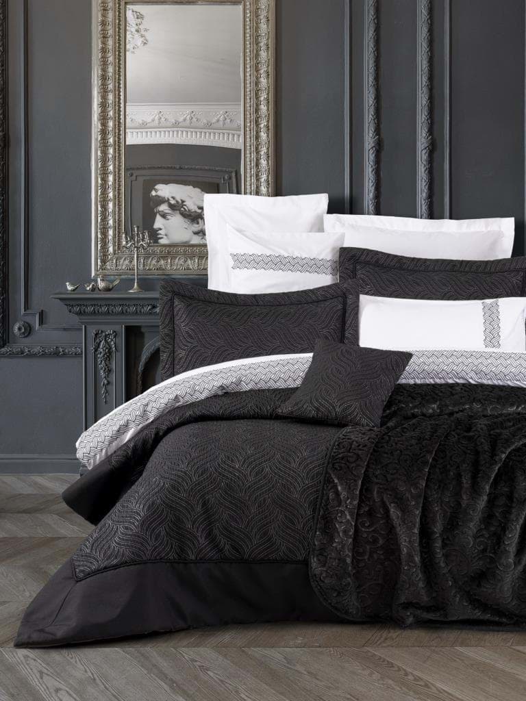 Cotton Box Platinium 11 Parça Çeyiz Seti Gracias Siyah resmi