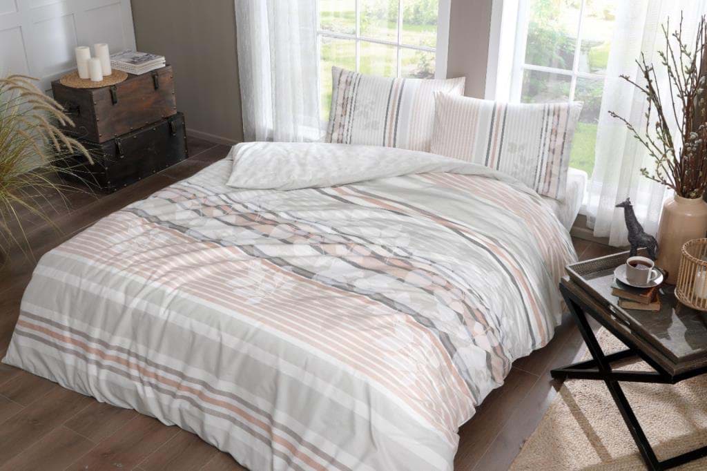 Taç Çift Kişilik Ranforce Nevresim Takımı Melanie Taş resmi