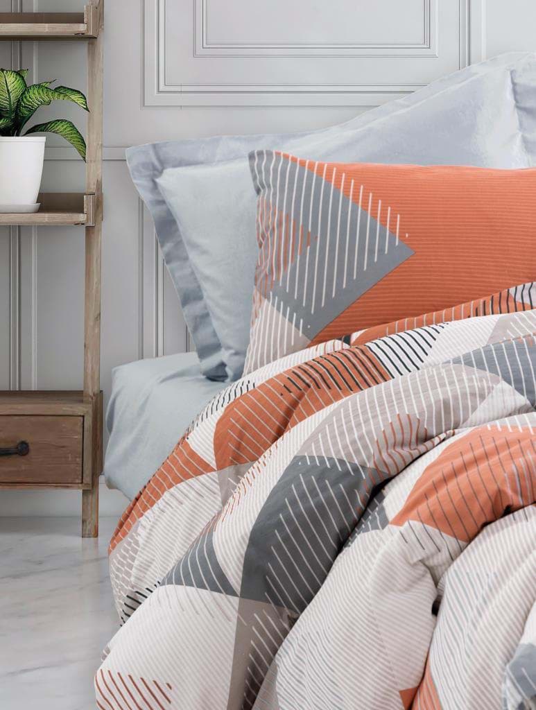 Cotton Box Ranforce Nevresim Takımı Çift Kişilik Joseph Mavi resmi