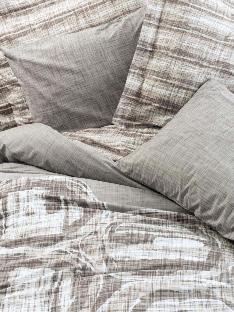 Cotton Box Modern Çift Kişilik Nevresim Takımı Root Vizon resmi