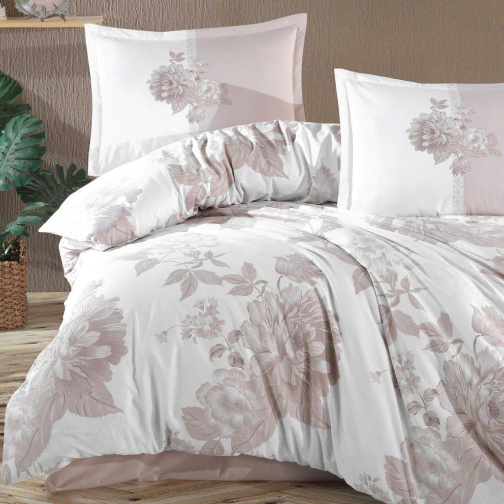 Clasy Ranforce Nevresim Takımı Çift Kişilik Rohan v2 Bej resmi