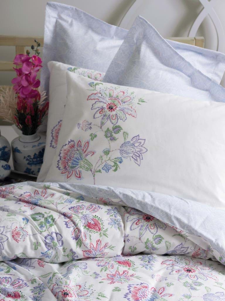 Cotton Box Bohem Nevresim Takımı Çift Kişilik Adsila Mavi resmi