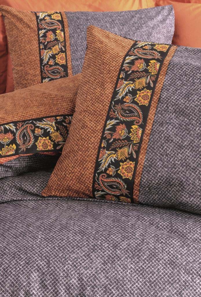 Cotton Box Folk Art Çift Kişilik Nevresim Takımı Dalila Tarçın resmi