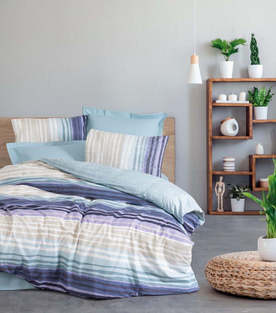 Cotton Box Line Nevresim Takımı Çift Kişilik Fonte Mint resmi