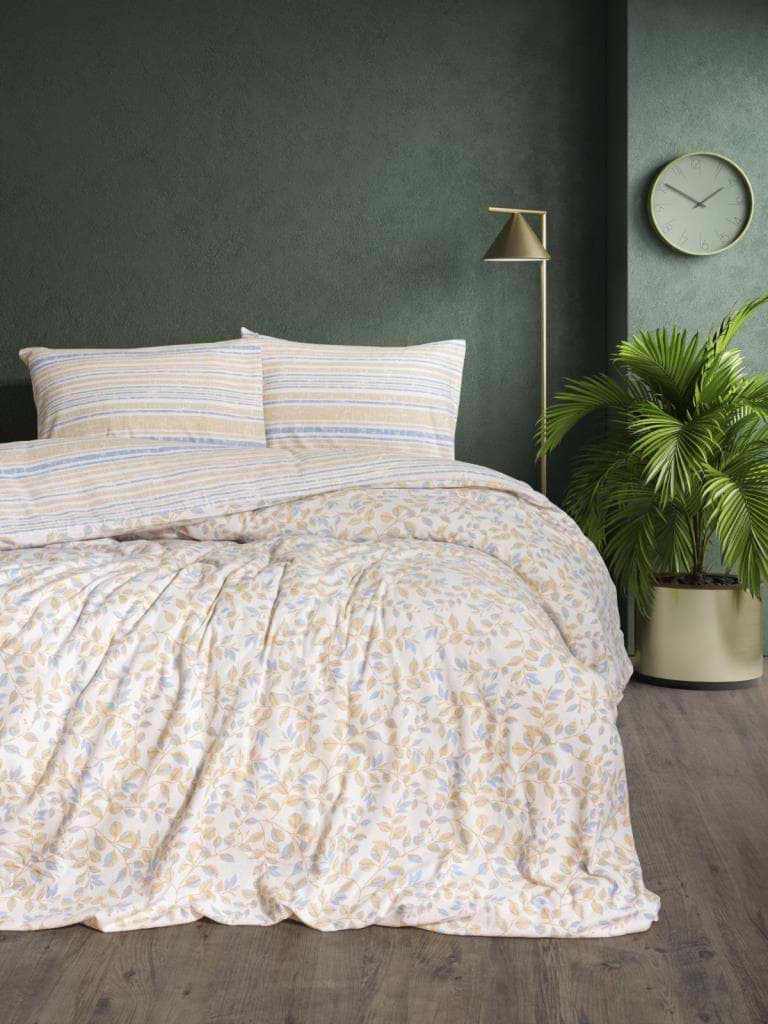 Cotton Box Flanel Nevresim Takımı Çift Kişilik Roof Mavi resmi