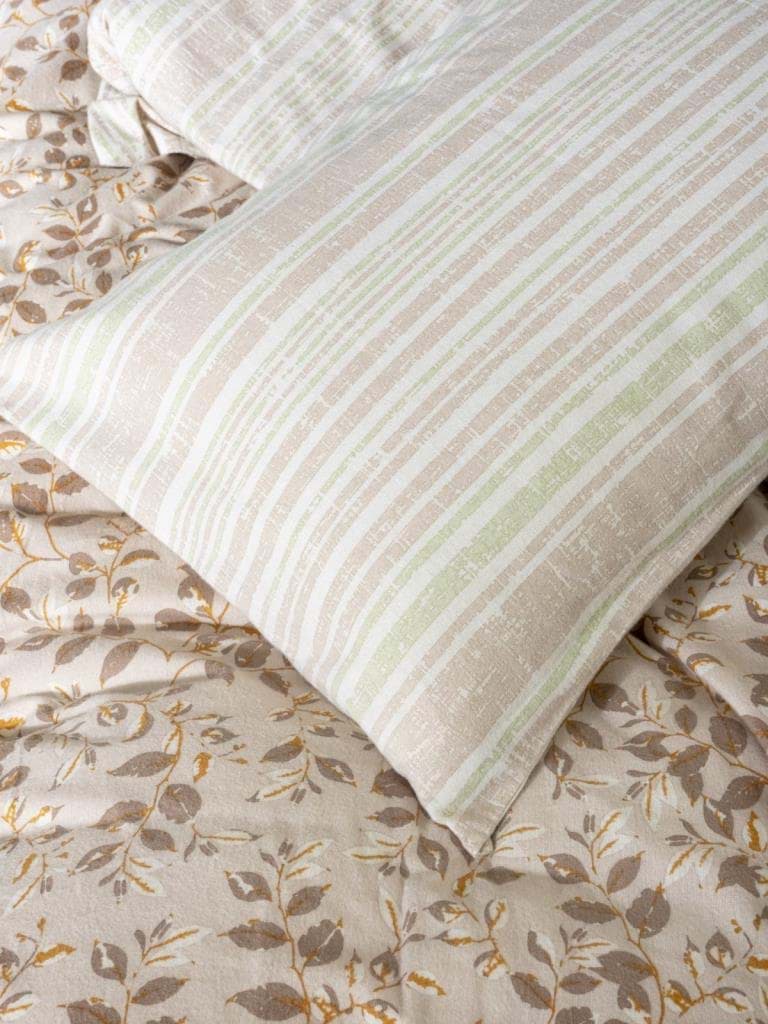 Cotton Box Flanel Nevresim Takımı Çift Kişilik Roof Yeşil resmi