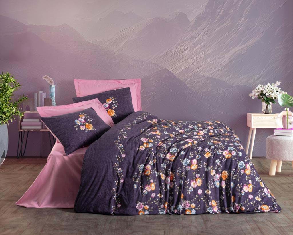 Cotton Box Feminen Çift Kişilik Nevresim Takımı Alessa Pembe resmi