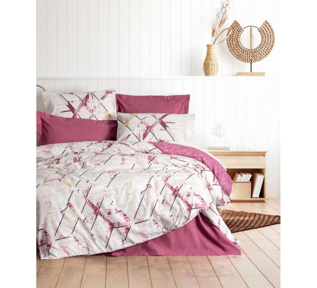 Cotton Box Çift Kişilik Nevresim Takımı Renata Mürdüm resmi