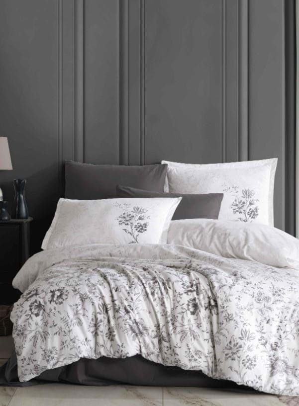 Clasy Ranforce Nevresim Takımı Çift Kişilik Napa V1 Antrasit resmi