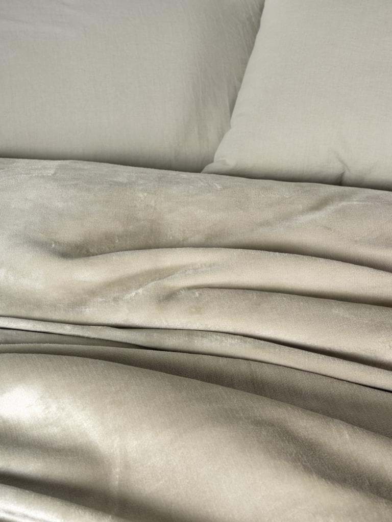 Cotton Box Çift Kişilik Nevresim Takımı Velvet Flossy Taş resmi