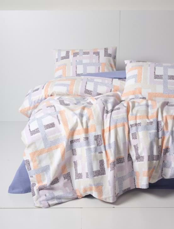 Cotton Box Flanel Nevresim Takımı Çift Kişilik Hayden Lila resmi