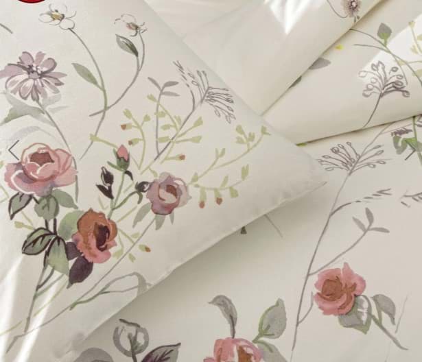 Taç Çift Kişilik Ranforce Nevresim Takımı Kiara Ekru resmi