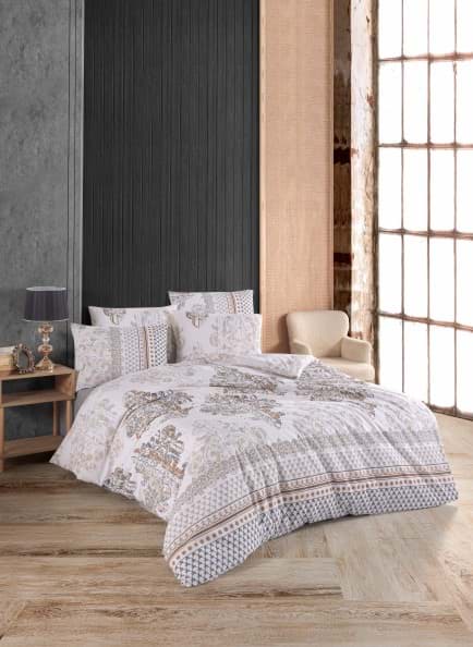 Nevresim Dünyası Ranforce Çift Kişilik Nevresim Takımı Devin resmi