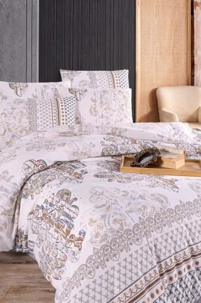 Nevresim Dünyası Ranforce Çift Kişilik Nevresim Takımı Devin resmi