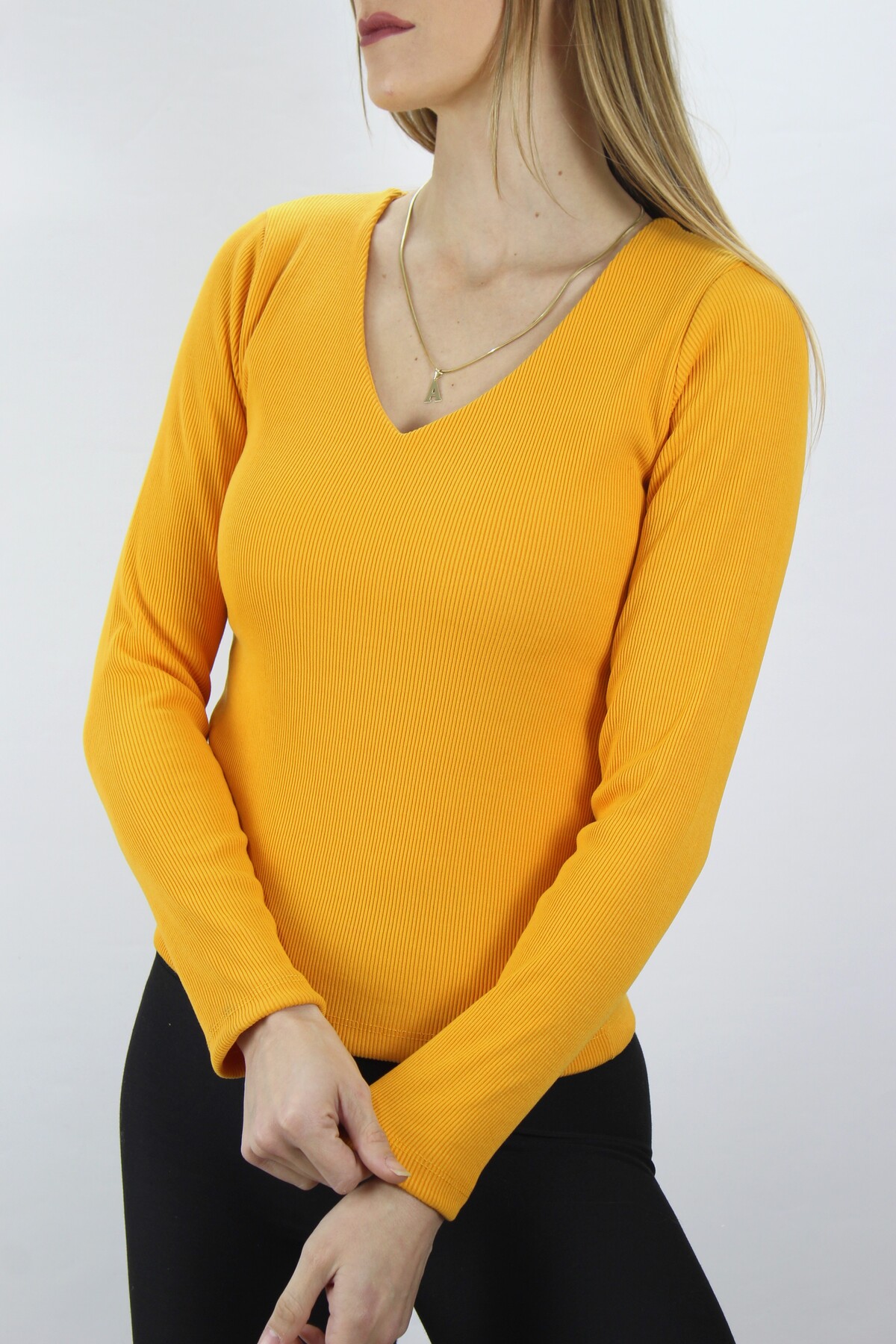 Picture of V Yaka Bluz Hardal - 121.245