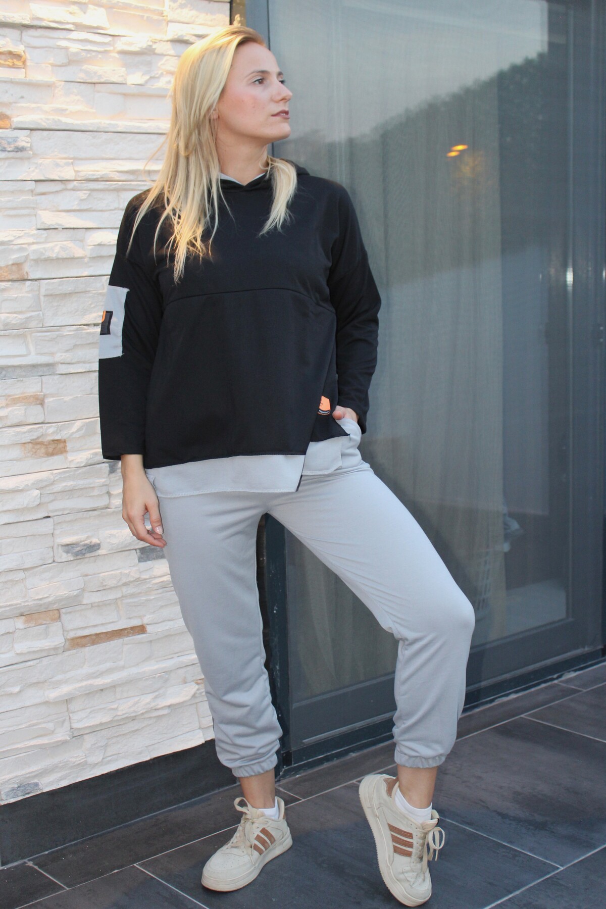 Picture of Armalı Eşofman Takımı Siyahgri - 1908.135.