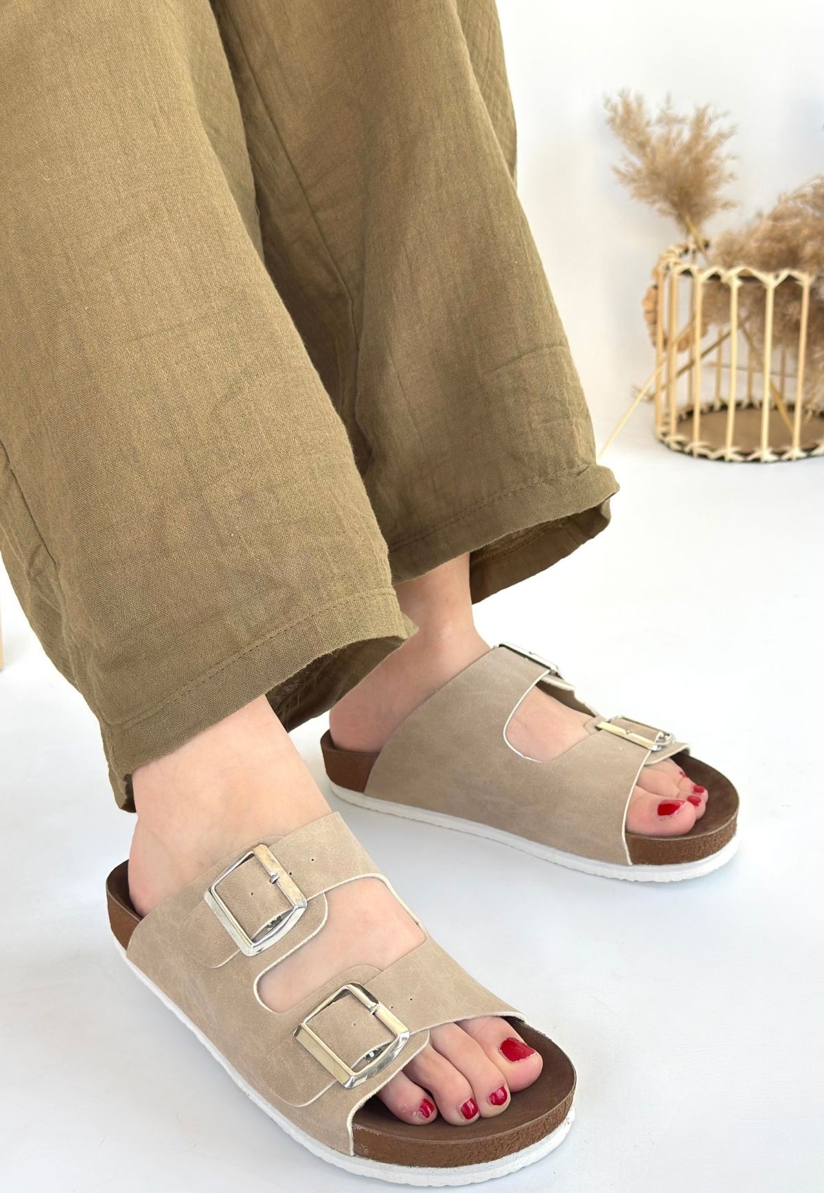 Picture of Rıno Ten Nubuk Terlik