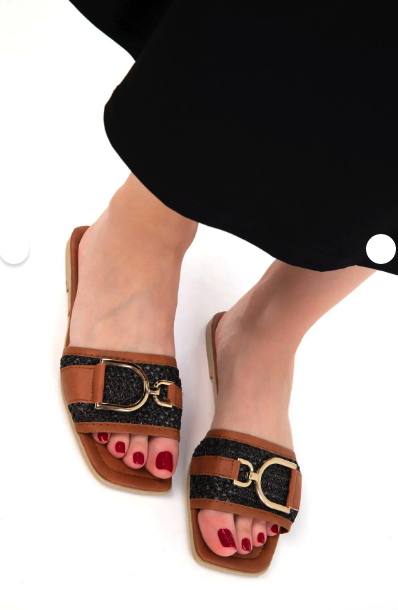 Picture of Pıer Siyah Cilt Terlik