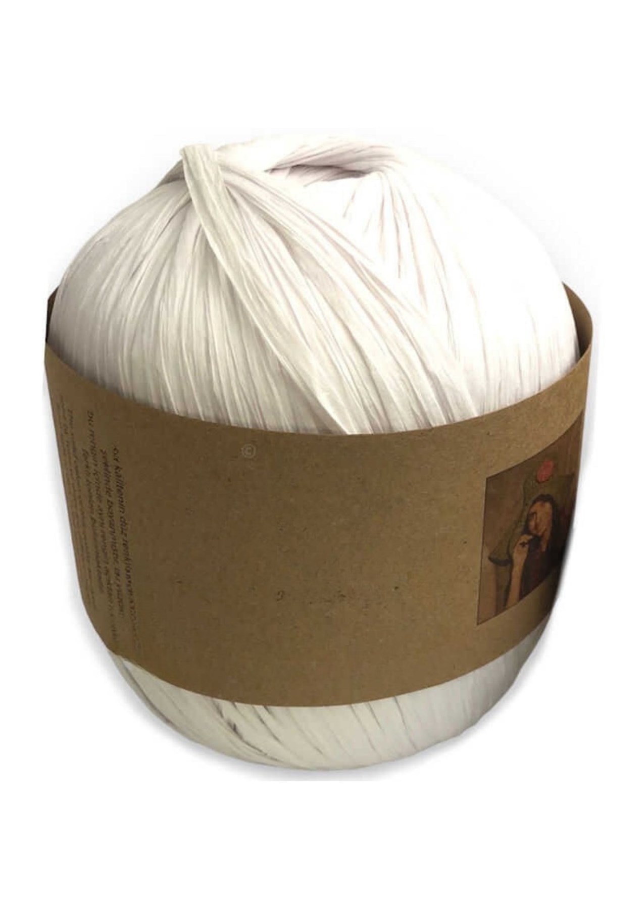 Rafya İp 50 gr Beyaz resmi