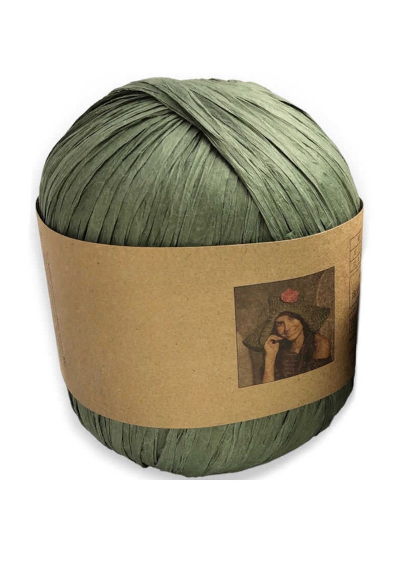 Rafya İp 50 gr Haki resmi