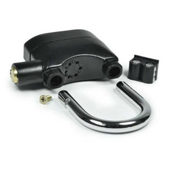 Turkish E Market® Desibel Siyah Alarmlı Çok Fonksiyonlu Ekstra Güvenlikli Kare Asma Dolap Kilidi resmi