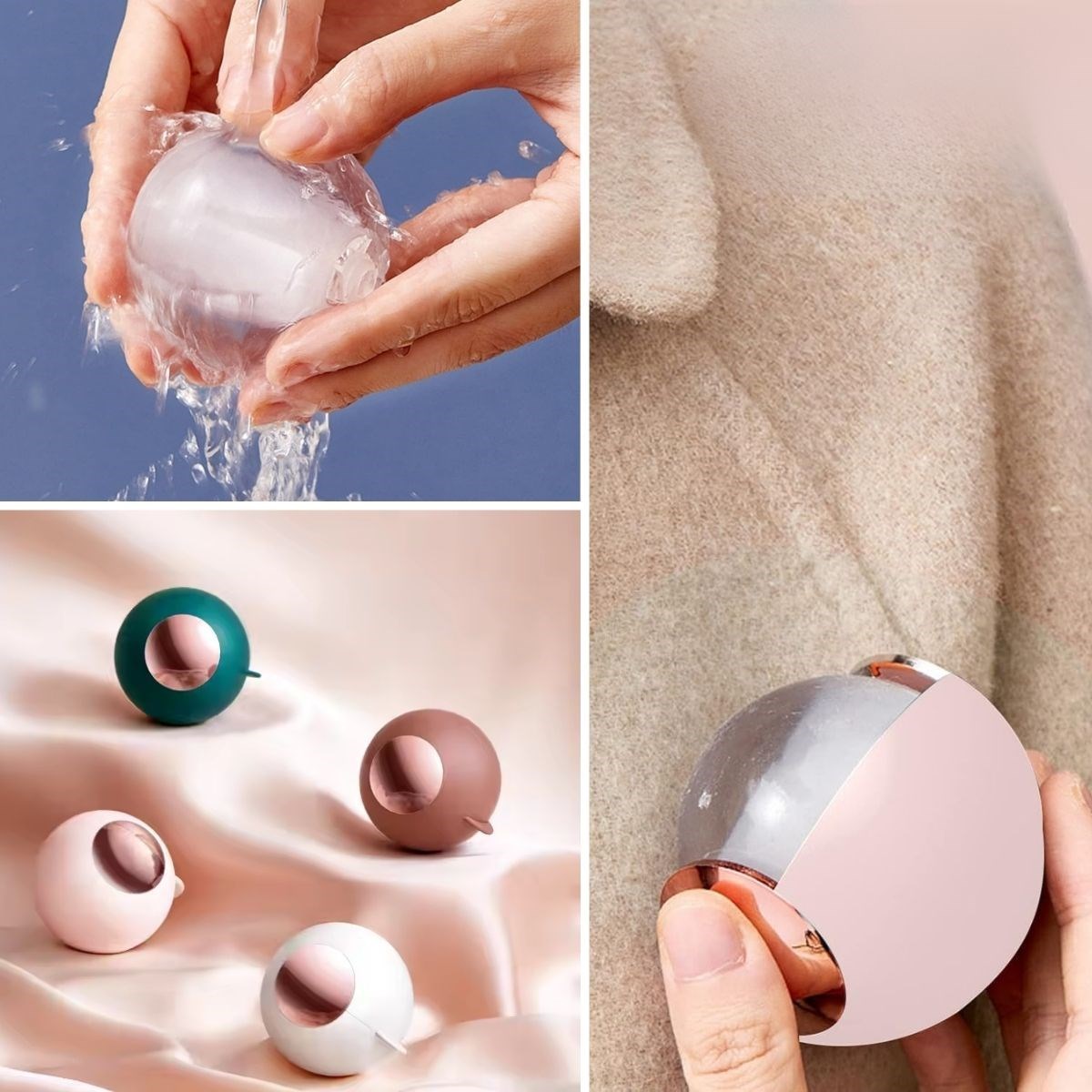 Turkish E Market® Taşınabilir ve Yıkanabilir Tiftik Ve Tüy Toplayıcı Kıl Toz Elbise Tiftik Temizleyici Top resmi