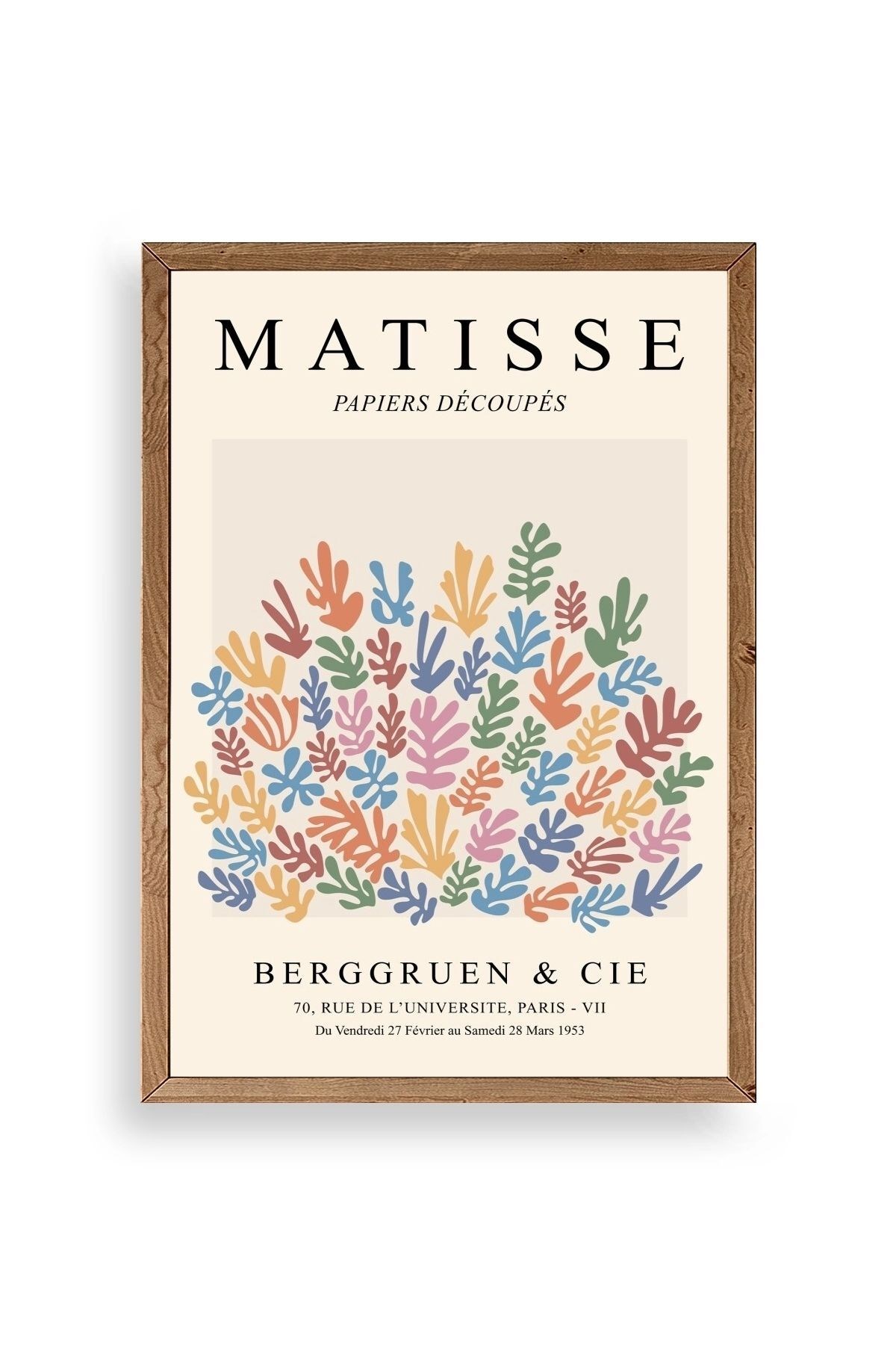 Henri Matisse Ahşap Çerçeveli Tablo resmi