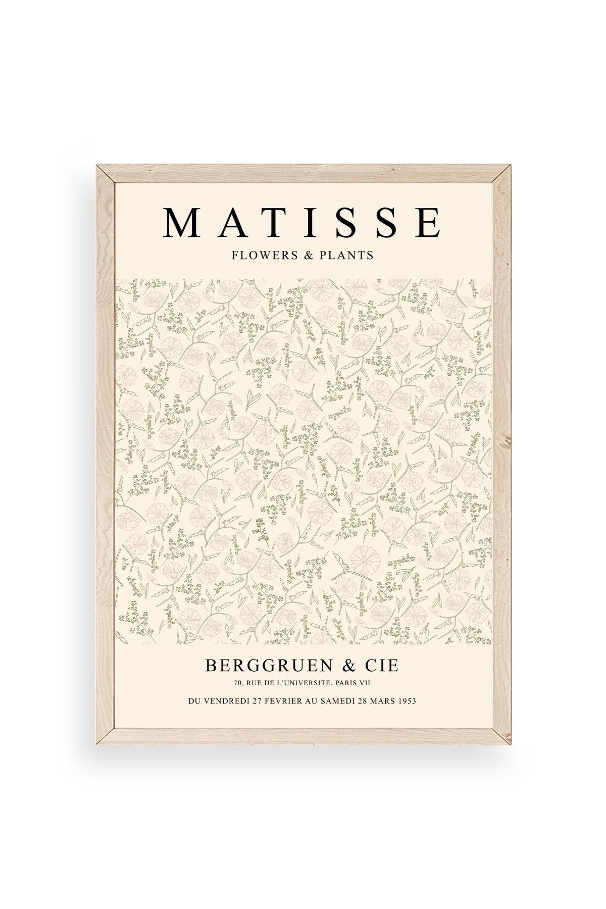 Matisse Ahşap Çerçeveli Tablo resmi