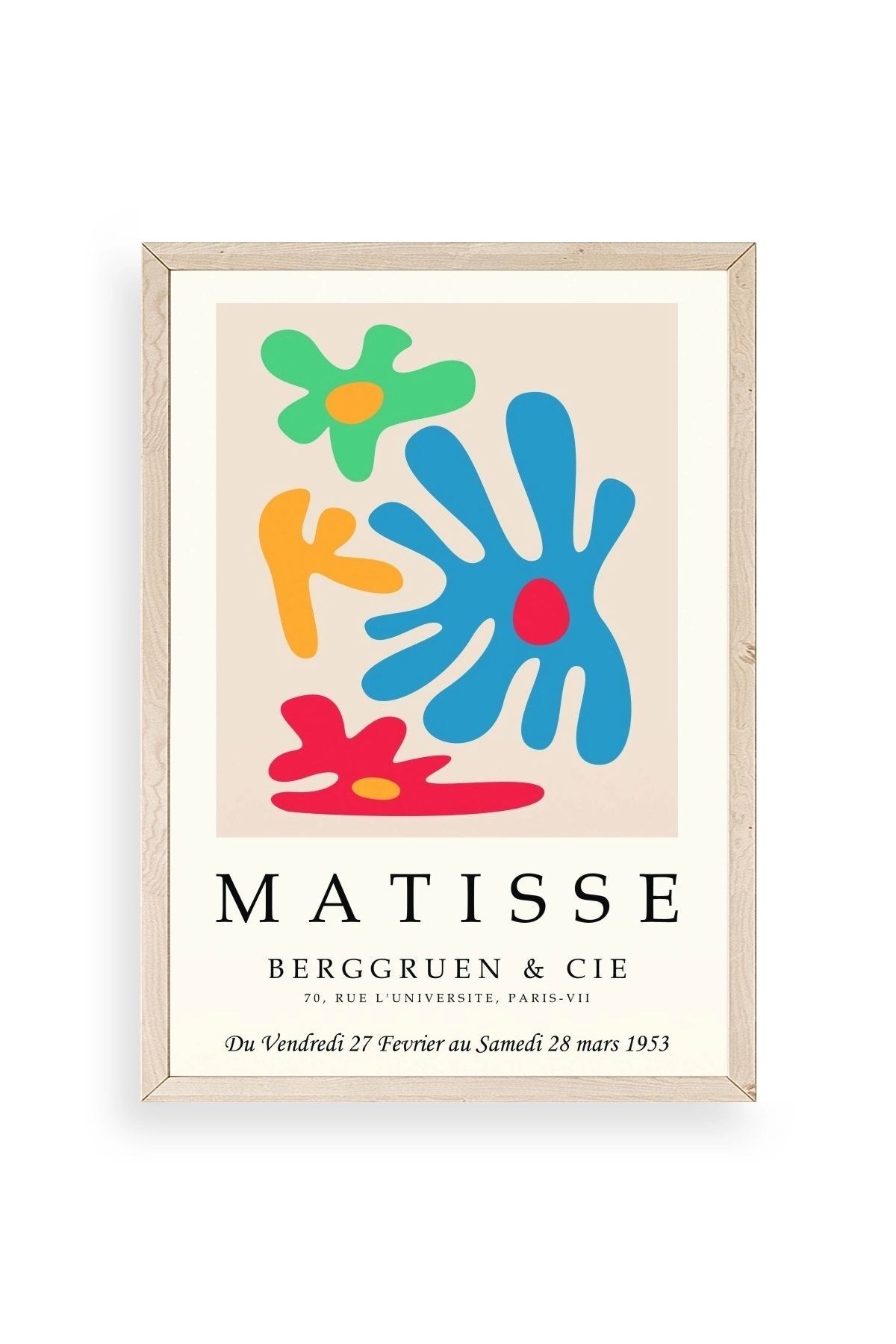 Modern Ahşap Çerçeveli Tablo resmi